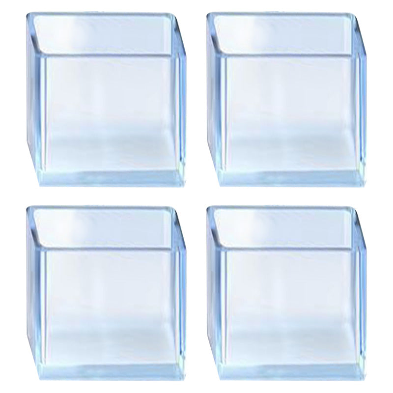 4Pcs/Set 30*40mm Rectangular Furniture Feet Pads Chair Leg Floor Protectors Prevent Scratches Clear Rubber Chair Leg Caps 4Pcs/Set 30*40mm Rectangular Furniture Feet Pads Chair Leg Floor Protectors Prevent Scratches Clear Rubber Chair Leg Caps